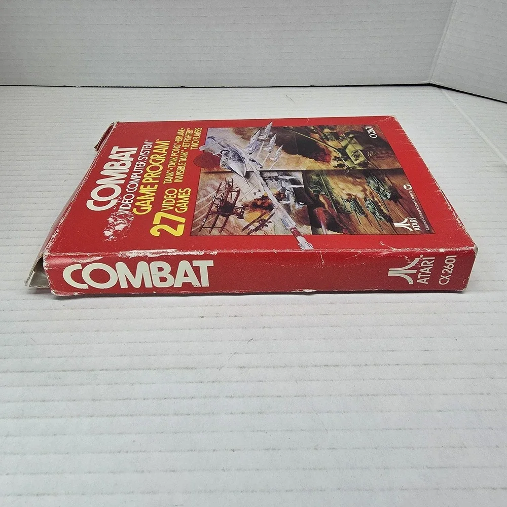 VTG Atari Combat CX2601 Boxed‎ Game 1977 Complete w/ Manual & Cartridge Untested